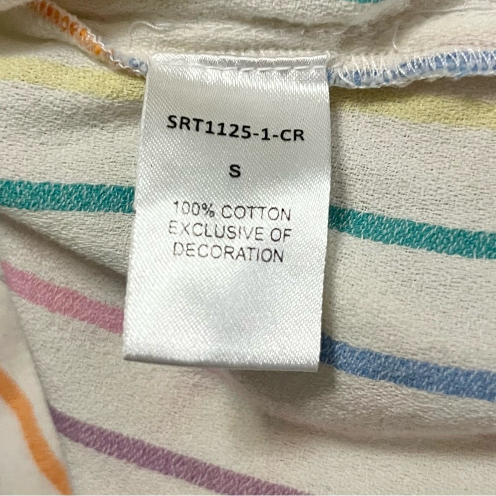 THML Multicolor Striped Ruffle Blouse - Picture 6 of 6